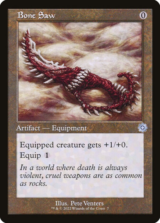 Bone Saw Retro Frame Foil