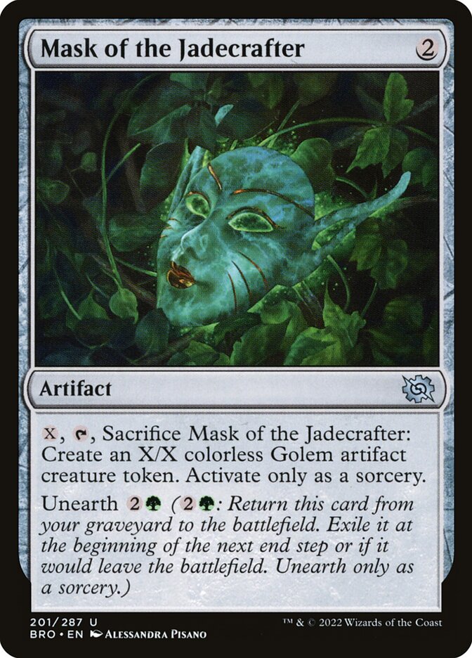 Mask of the Jadecrafter Foil