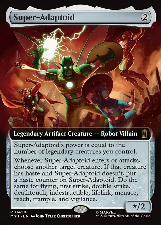 Super-Adaptoid Extended Art