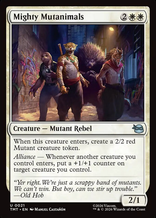 Mighty Mutanimals Foil