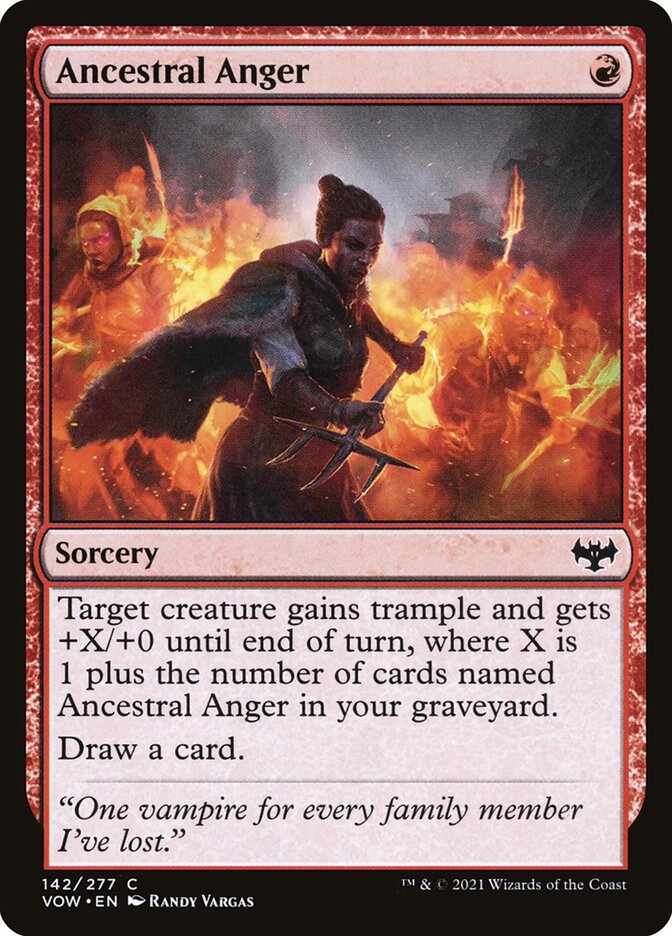 Ancestral Anger Foil