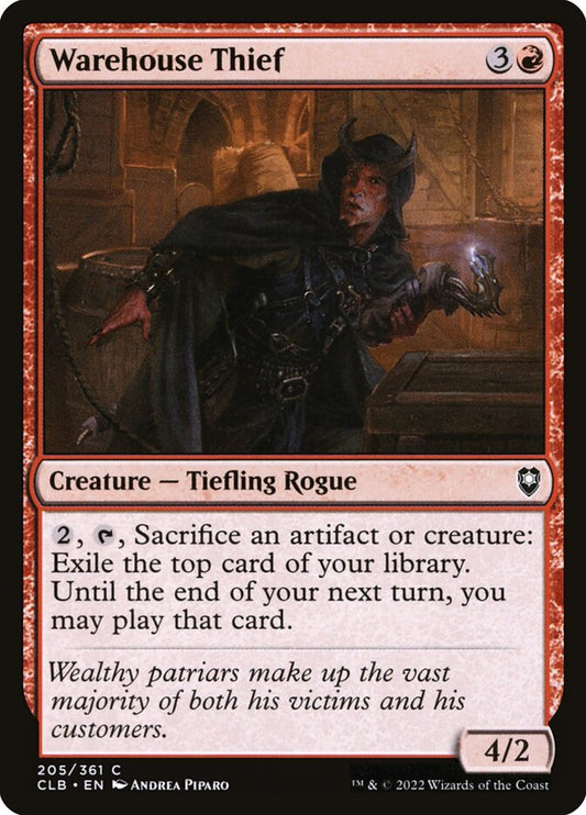 Warehouse Thief Foil