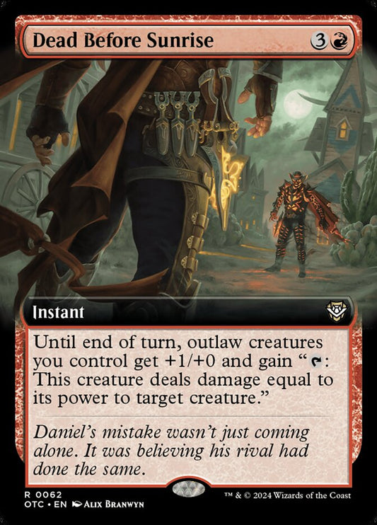 Dead Before Sunrise Extended Art