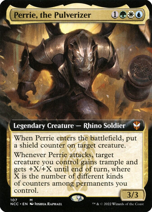 Perrie, the Pulverizer Extended Art Foil