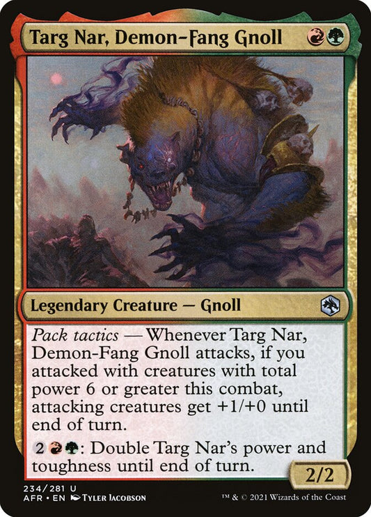 Targ Nar, Demon-Fang Gnoll Foil