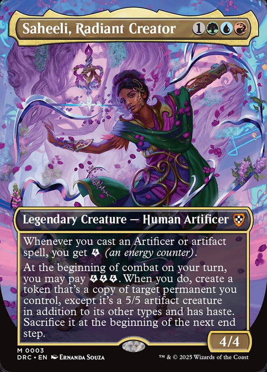 Saheeli, Radiant Creator Borderless Foil