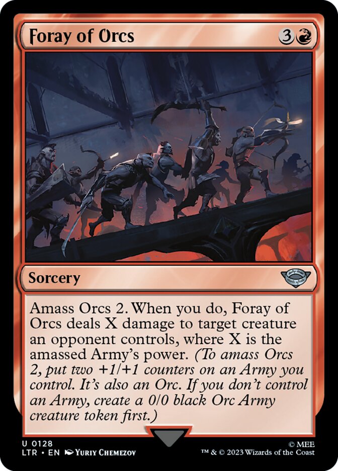 Foray of Orcs Foil