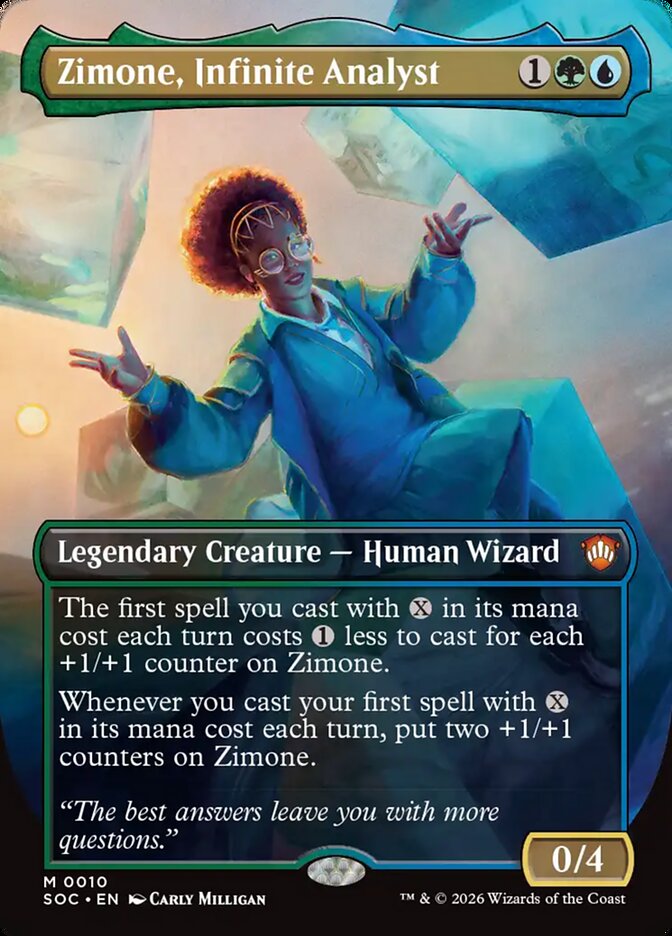 Zimone, Infinite Analyst Borderless