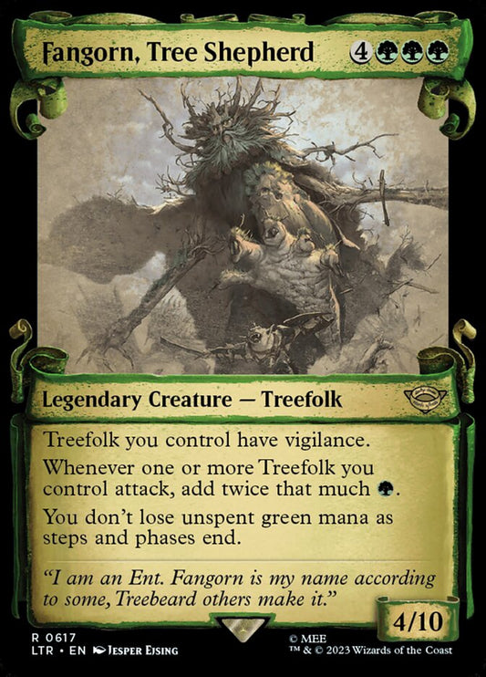 Fangorn, Tree Shepherd Showcase Silver Foil