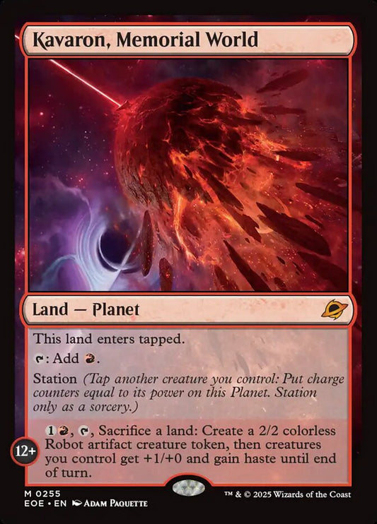 Kavaron, Memorial World Foil