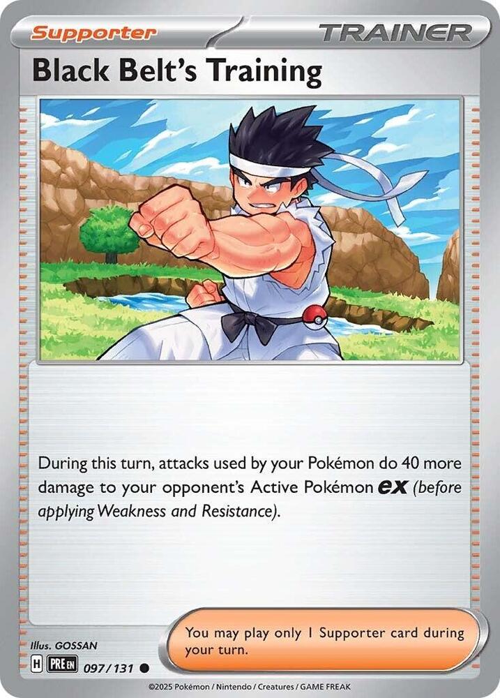 Black Belt's Training Reverse Holo
