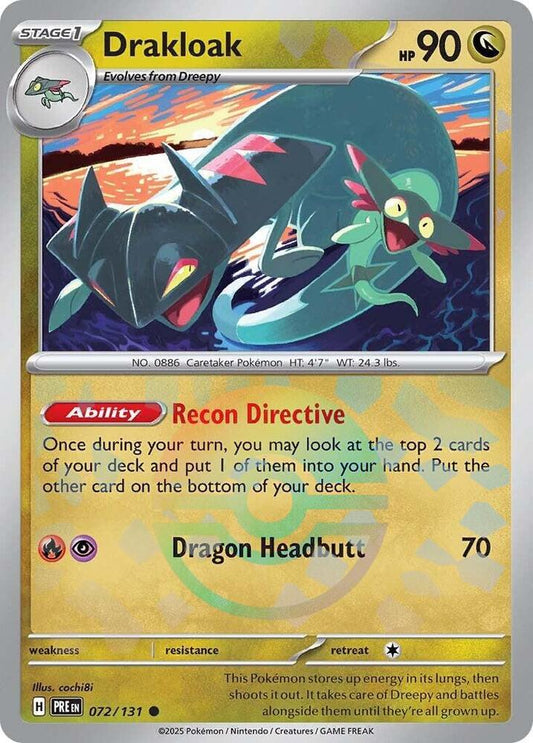 Drakloak Pokeball foil