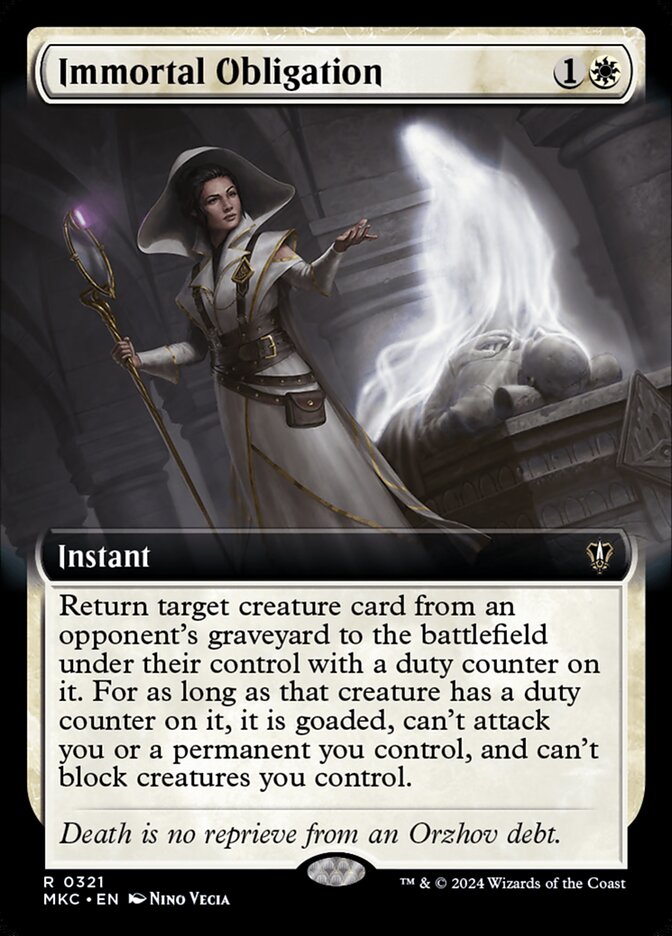 Immortal Obligation Extended Art