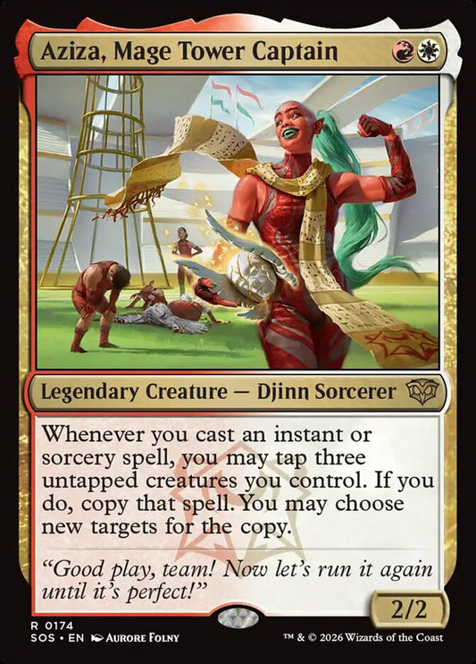 Aziza, Mage Tower Captain Foil