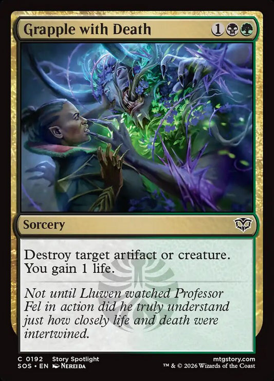 Grapple with Death Foil