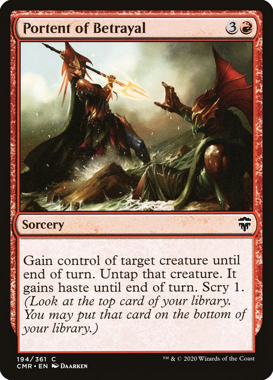 Portent of Betrayal Foil