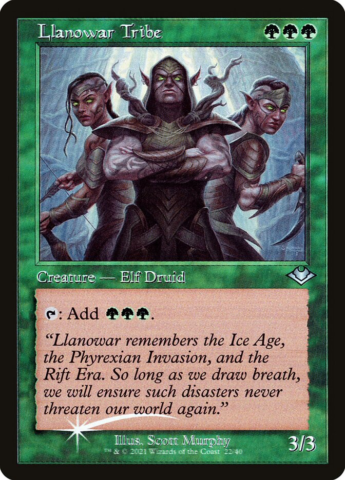 Llanowar Tribe Foil