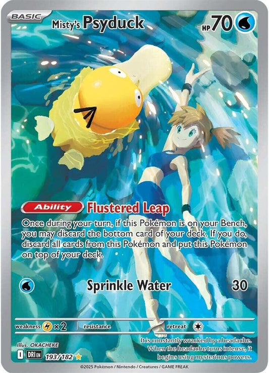 Misty´s Psyduck Illustration Rare foil