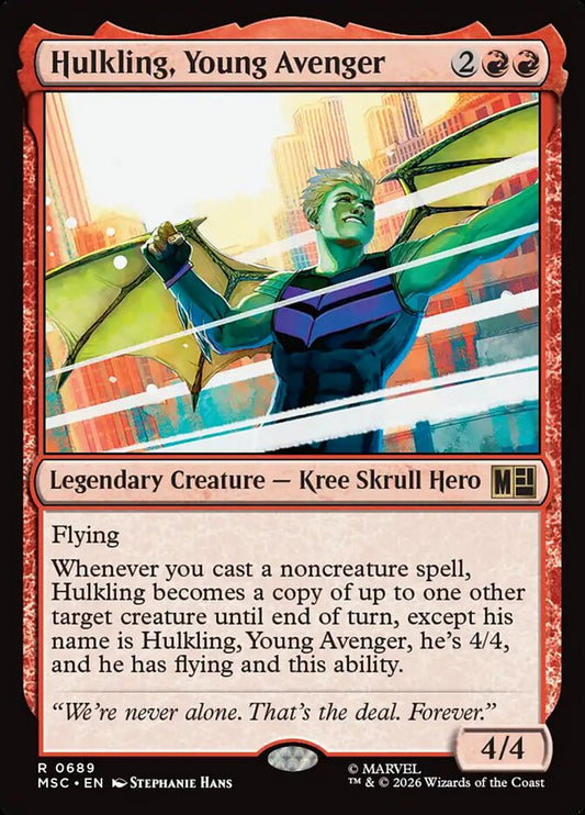 Hulkling, Young Avenger Foil