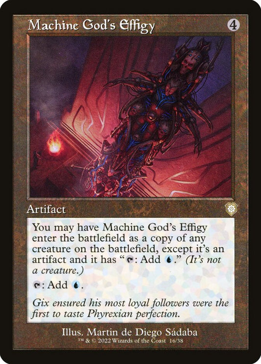 Machine God's Effigy Retroframe
