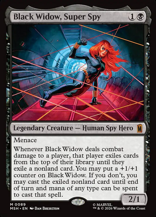 Black Widow, Super Spy Foil