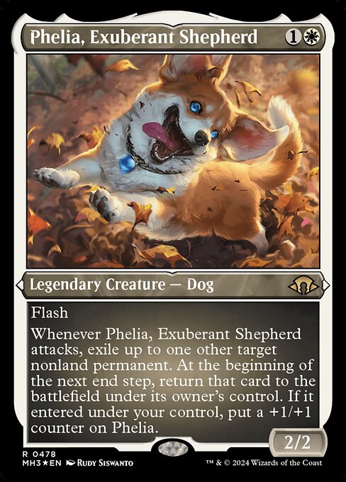 Phelia, Exuberant Shepherd Etched Foil