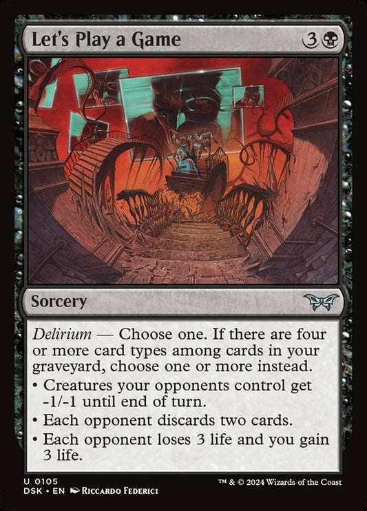 Let's Play a Game Foil