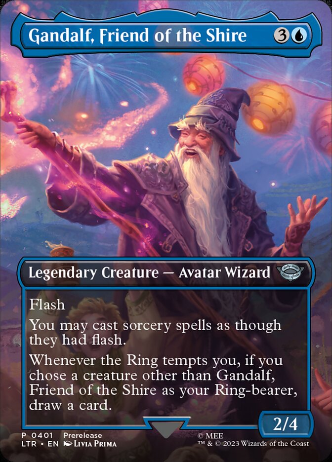 Gandalf, Friend of the Shire Borderless Foil
