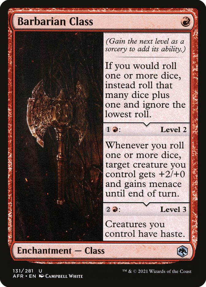 Barbarian Class Foil