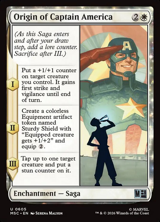 Origin of Captain America Foil