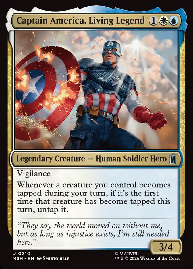 Captain America, Living Legend Foil
