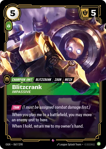 Blitzcrank, Impassive Foil