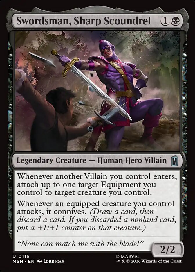 Swordsman, Sharp Scoundrel Foil