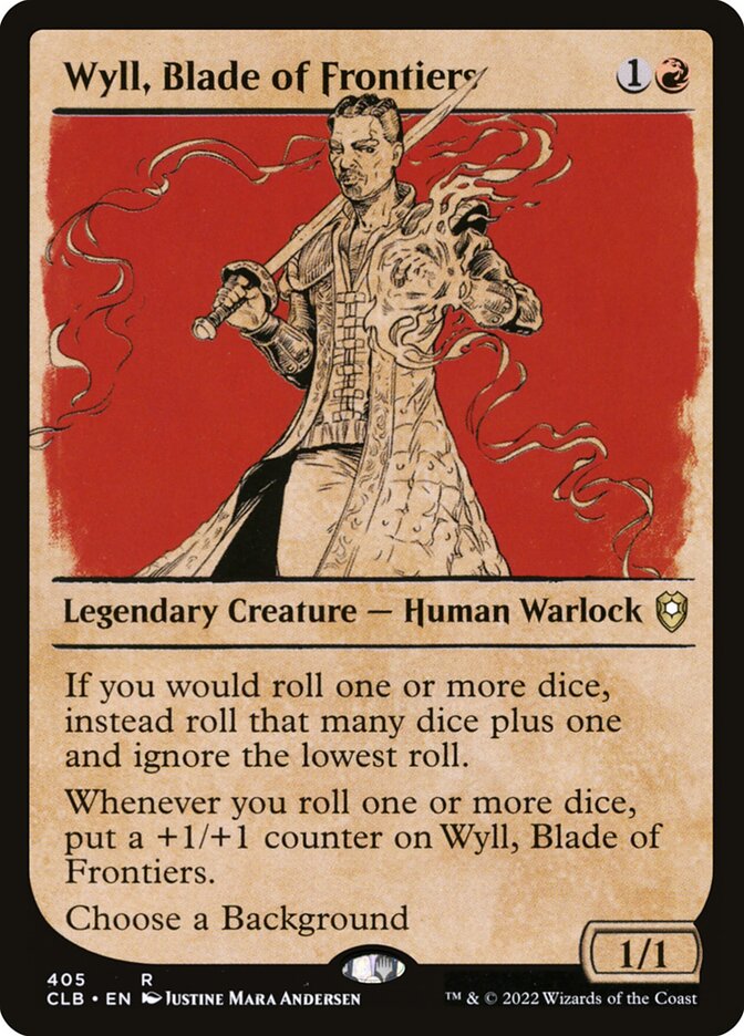 Wyll, Blade of Frontiers Showcase Foil