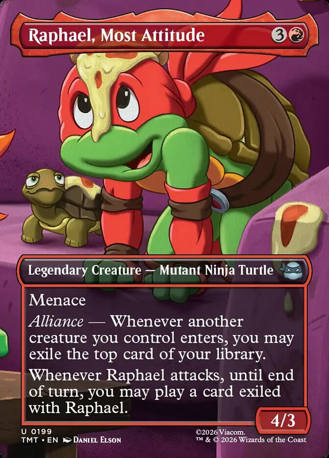Raphael, Most Attitude Borderless Scene Foil