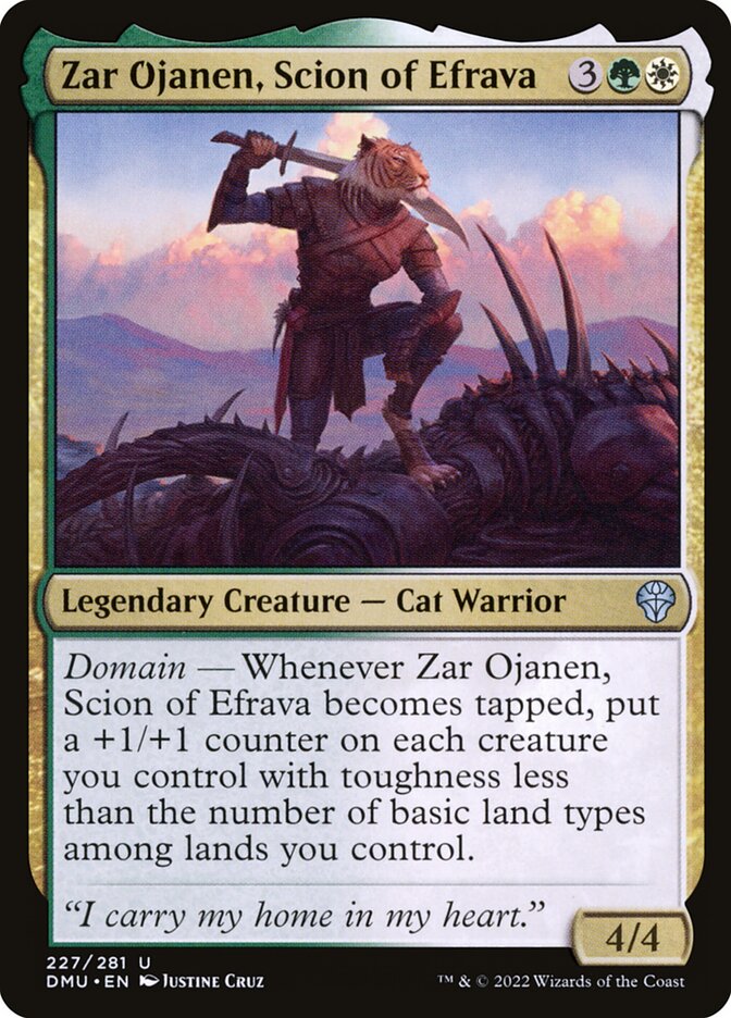 Zar Ojanen, Scion of Efrava Foil