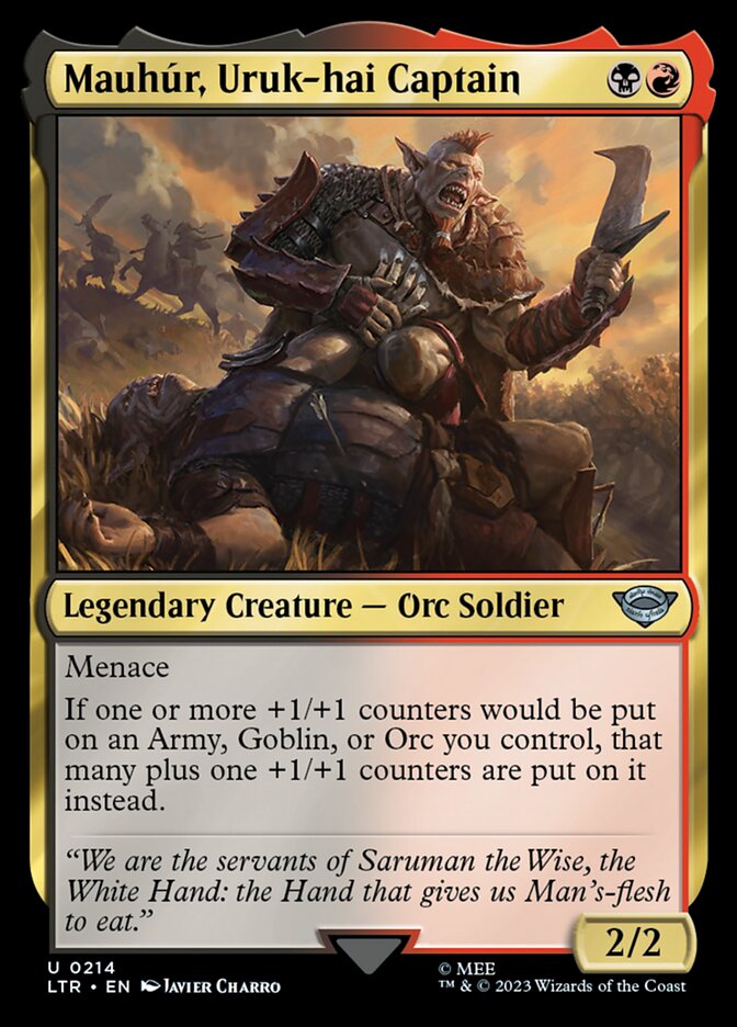 Mauhúr, Uruk-hai Captain Foil