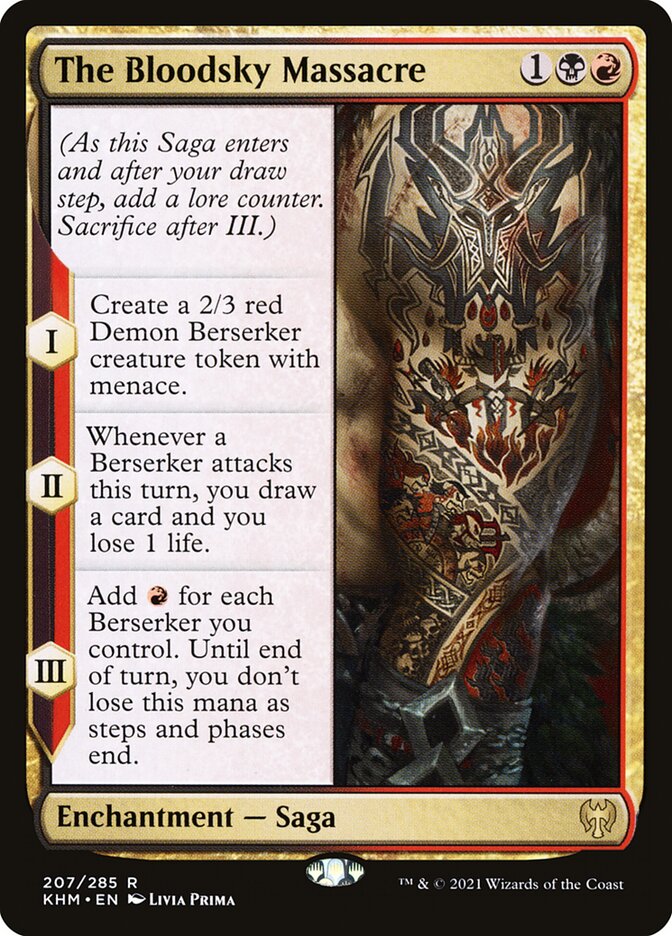 The Bloodsky Massacre Foil