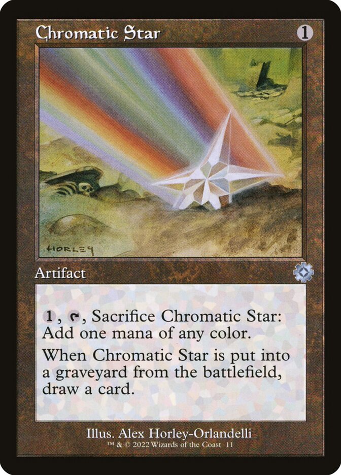 Chromatic Star Retro Frame