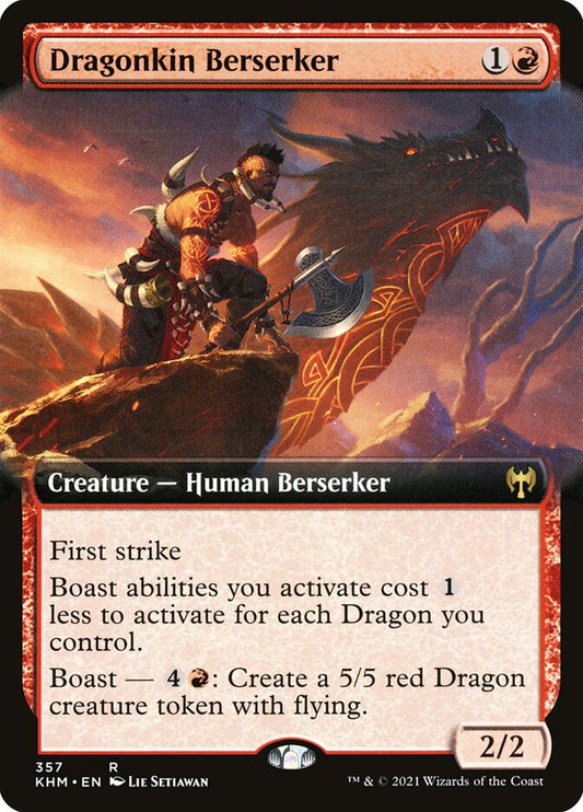 Dragonkin Berserker Extended Art Foil