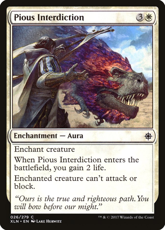 Pious Interdiction Foil