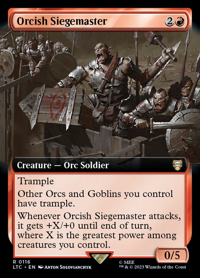 Orcish Siegemaster Extended Art