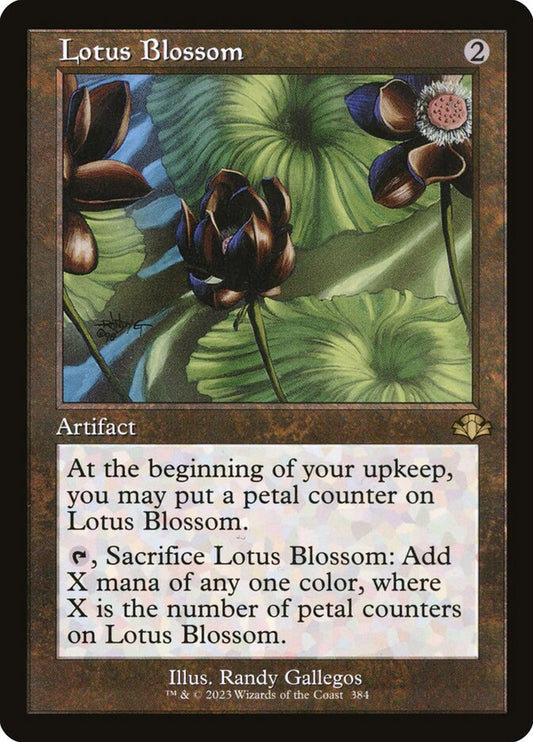 Lotus Blossom Old Frame Foil