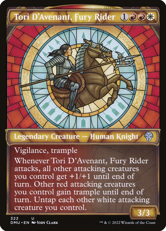 Tori D'Avenant, Fury Rider Showcase Foil