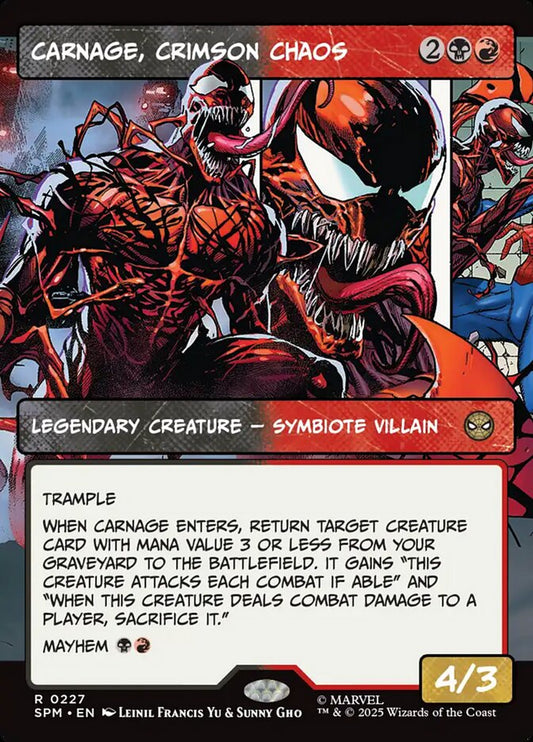 Carnage, Crimson Chaos Showcase