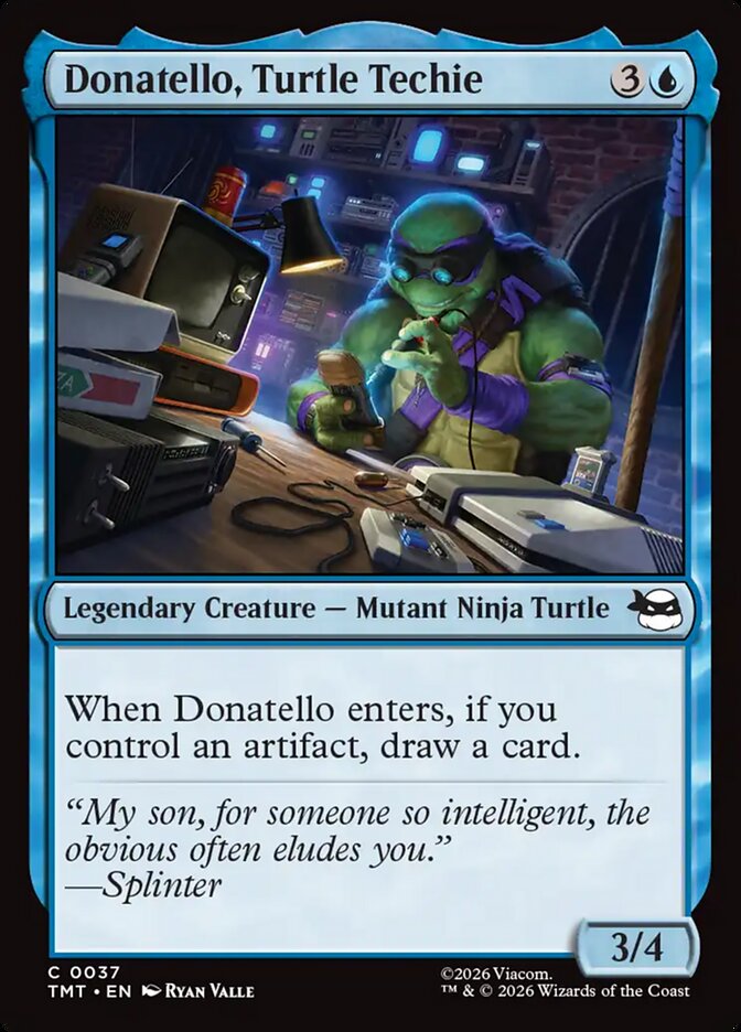 Donatello, Turtle Techie Foil