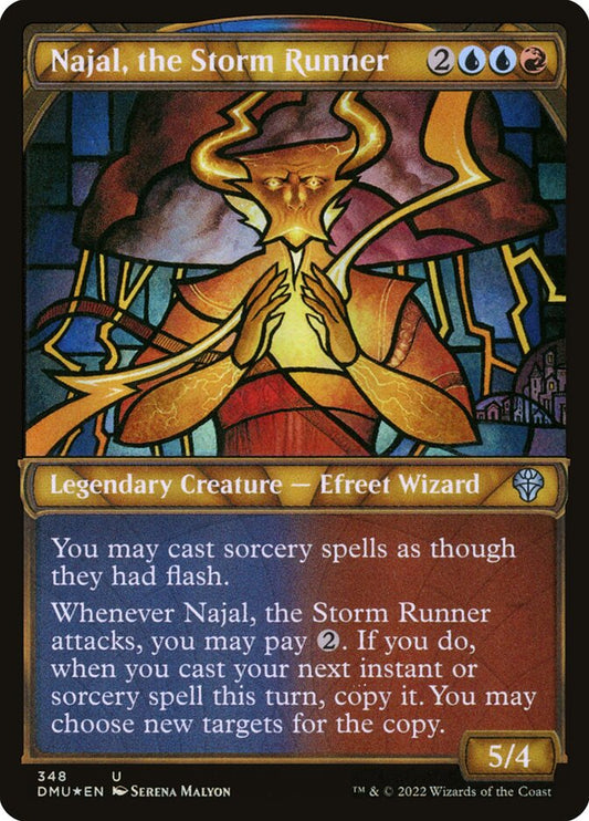 Najal, the Storm Runner Textured Foil
