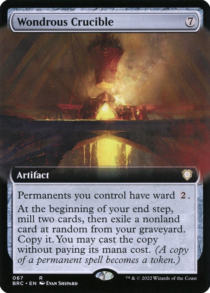 Wondrous Crucible Extended Art