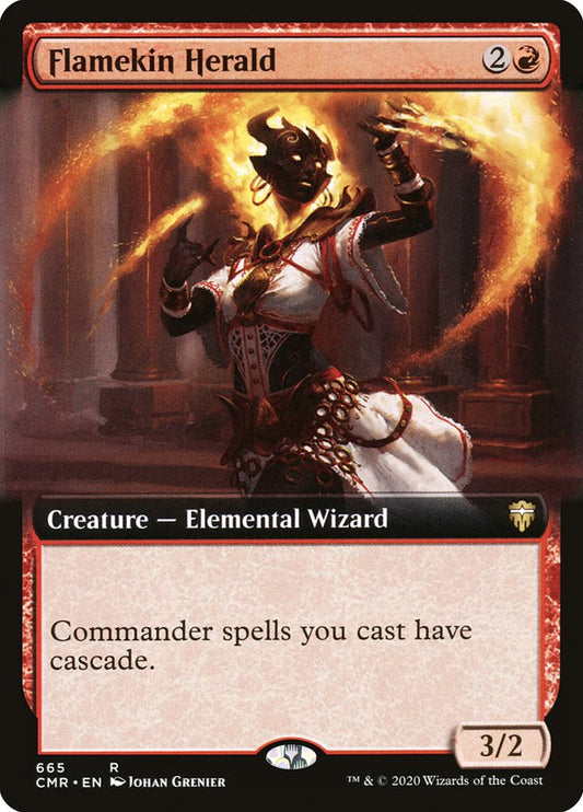 Flamekin Herald Extended Art