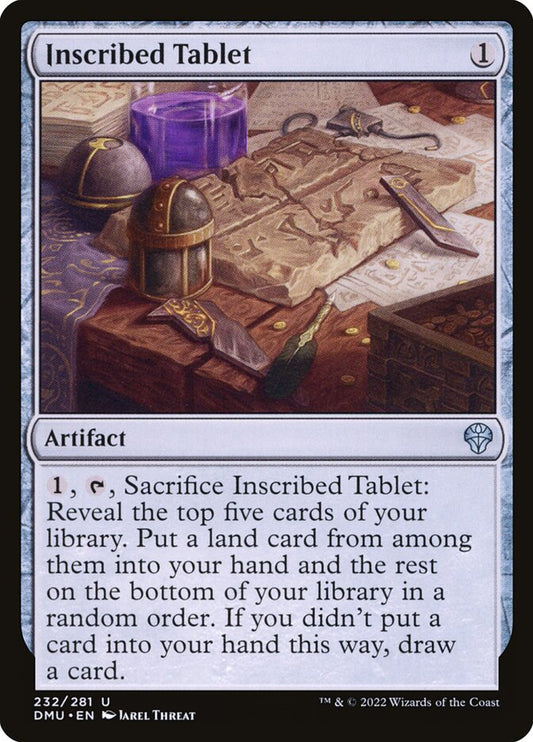 Inscribed Tablet Foil